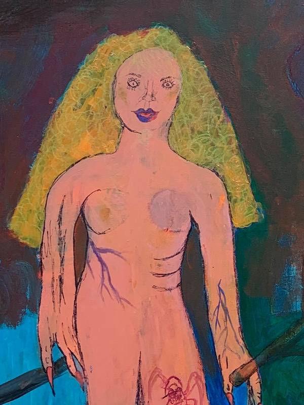 Protectors Naive Painting Kateryna Kopeikina - Subjektiv.art