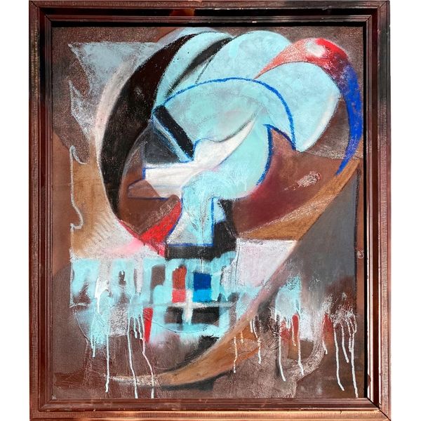 BIRD N 5 Expressive and gestural Painting Yurii Remizov - Subjektiv.art