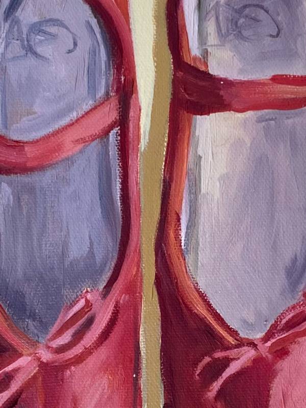 Little red shoe Fine Art Painting Darina Smolkina - Subjektiv.art
