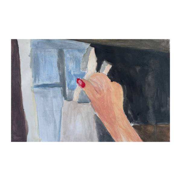 Brush Teeth Fine Art Painting Irfan Ajvazi - Subjektiv.art