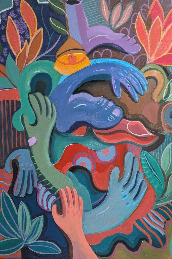 Fusion Surrealistic Painting Antonio Gouveia - Subjektiv.art