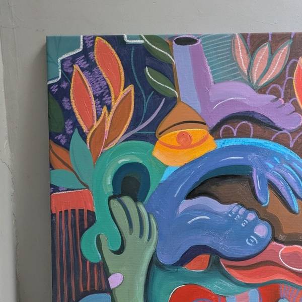 Fusion Surrealistic Painting Antonio Gouveia - Subjektiv.art