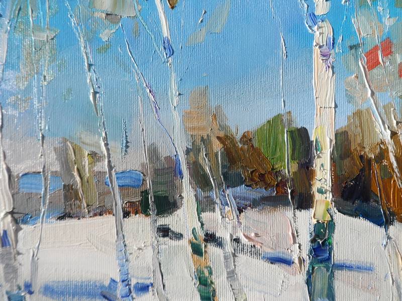 Sunny day Expressive and gestural Painting Yehor Dulin - Subjektiv.art