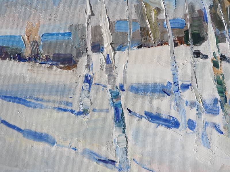 Sunny day Expressive and gestural Painting Yehor Dulin - Subjektiv.art