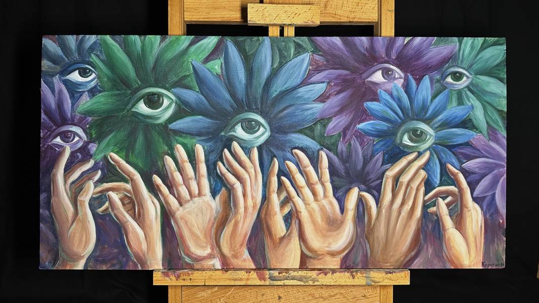 Attraction  Fine Art Painting Neonila  Korotash  - Subjektiv.art