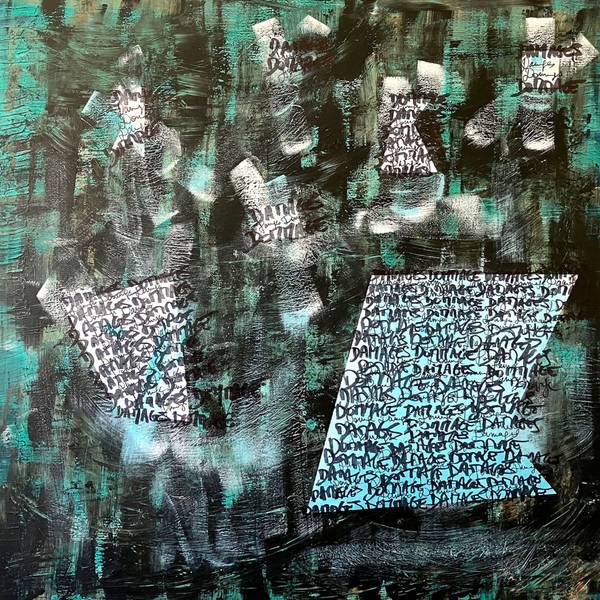 Damages Dommage Abstract Painting Audrey HENRY - Subjektiv.art