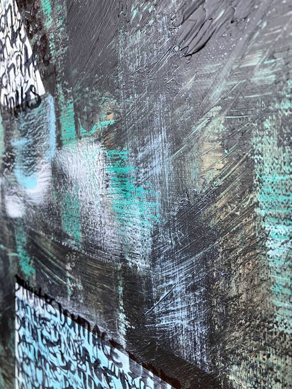 Damages Dommage Abstract Painting Audrey HENRY - Subjektiv.art