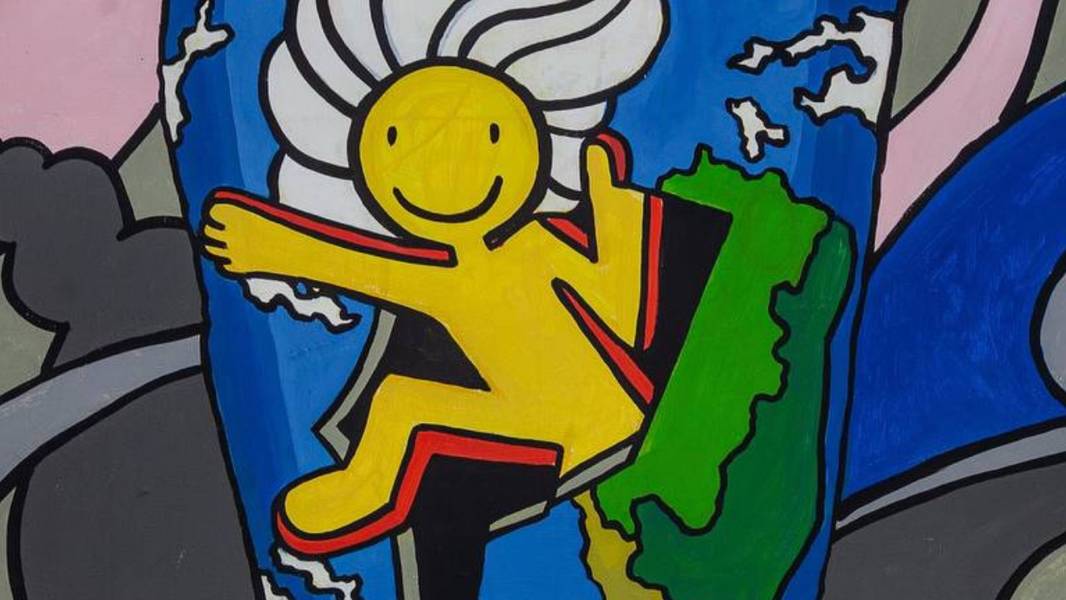 chamomile Pop art Painting Sestry Feldman - Subjektiv.art