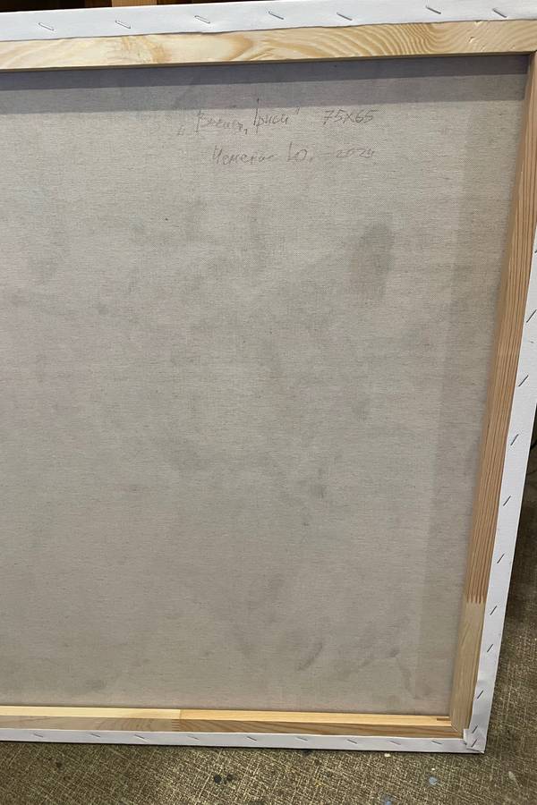 Irises.Spring Fine Art Painting Julia Chemerys - Subjektiv.art