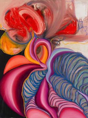 Blood and bones Surrealistic Painting Anna Kostritskaya - Subjektiv.art