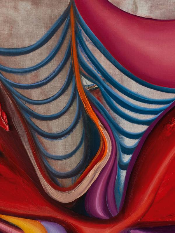Blood and bones Expressive and gestural Painting Anna Kostritskaya - Subjektiv.art