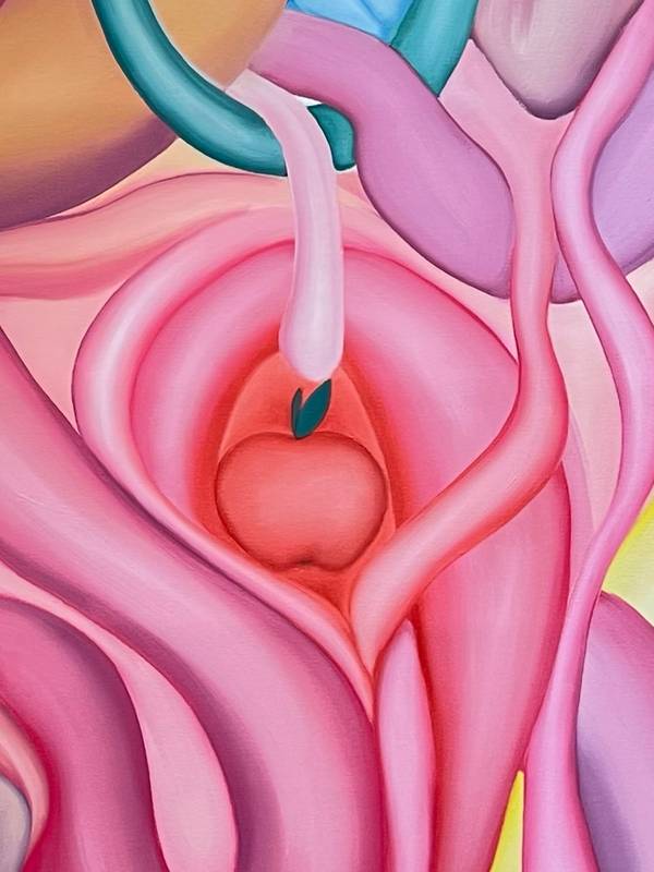 Love bring us together Surrealistic Painting Anna Kostritskaya - Subjektiv.art