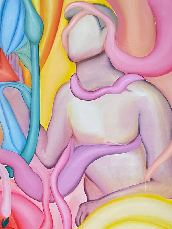 Love bring us together Surrealistic Painting Anna Kostritskaya - Subjektiv.art