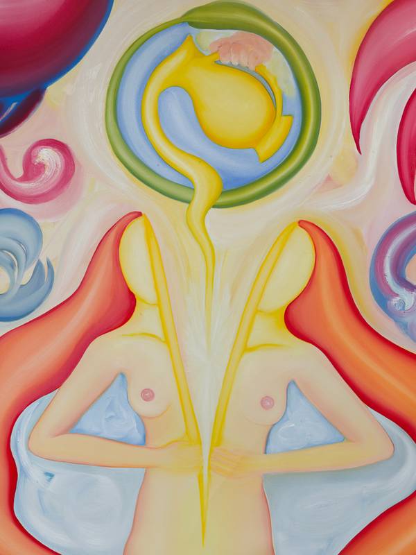 Catharsis Surrealistic Painting Anna Kostritskaya - Subjektiv.art
