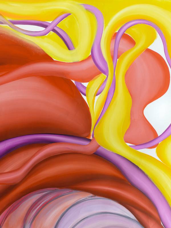Heart Expressive and gestural Painting Anna Kostritskaya - Subjektiv.art