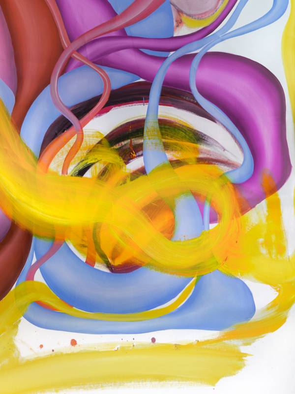 Heart Expressive and gestural Painting Anna Kostritskaya - Subjektiv.art