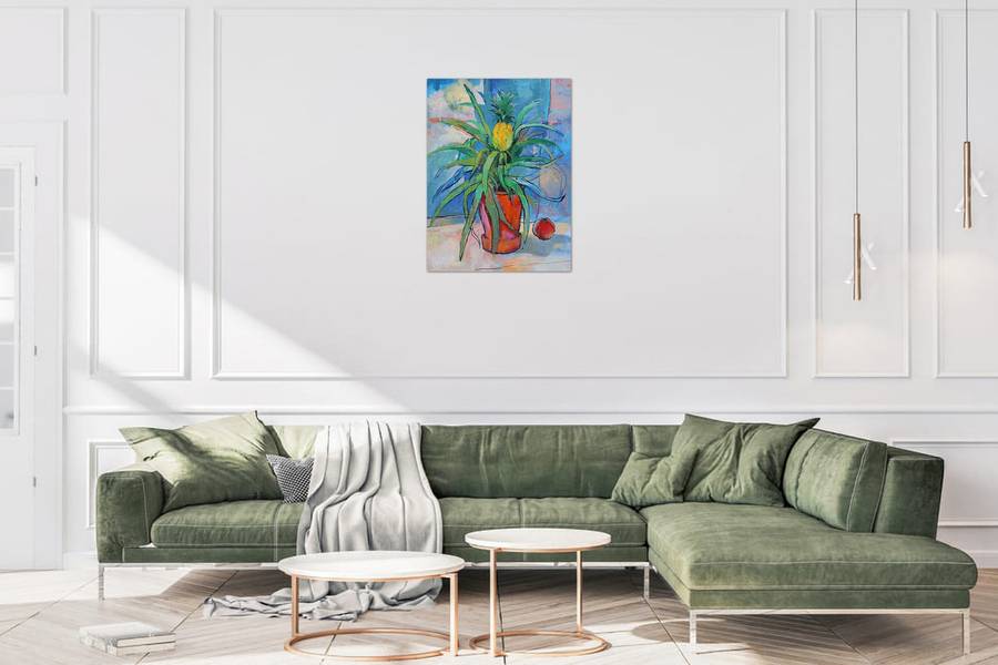 Pineapple Fine Art Painting Artem Andreichuk - Subjektiv.art