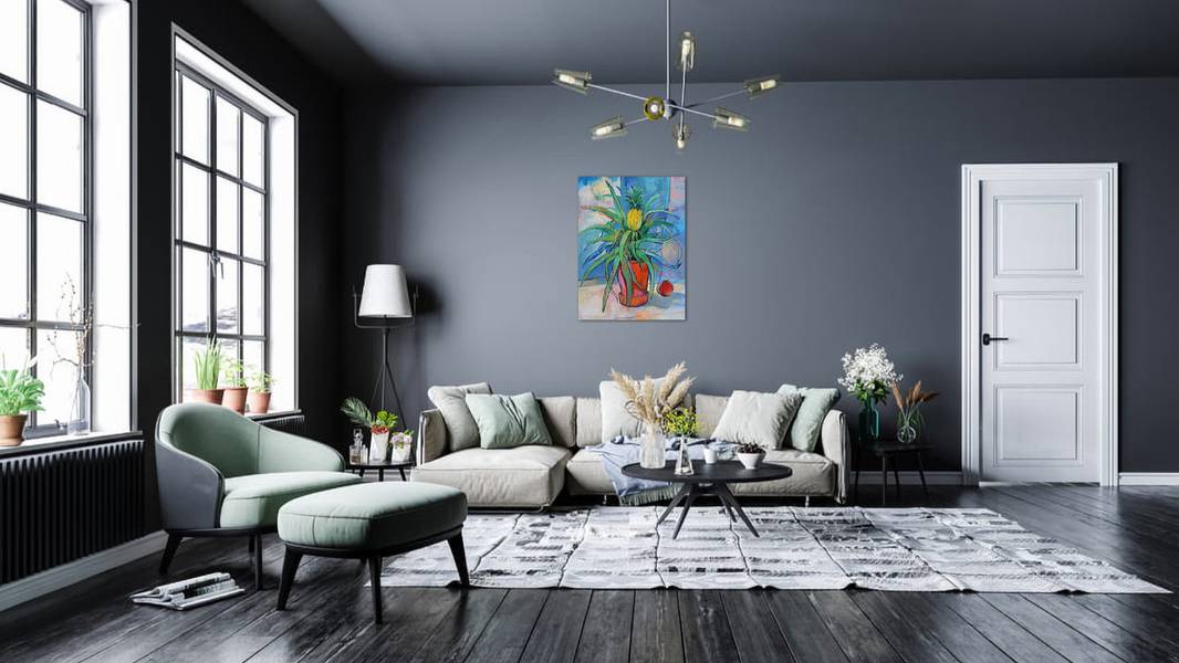 Pineapple Fine Art Painting Artem Andreichuk - Subjektiv.art