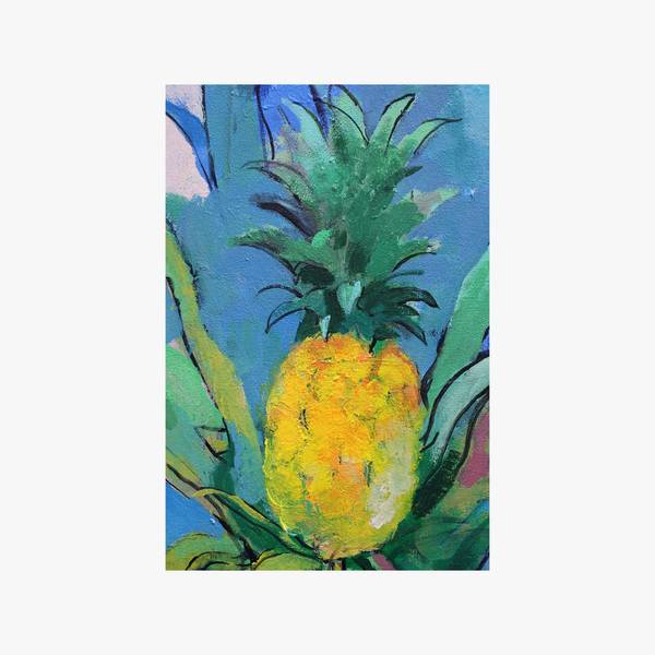 Pineapple Fine Art Painting Artem Andreichuk - Subjektiv.art