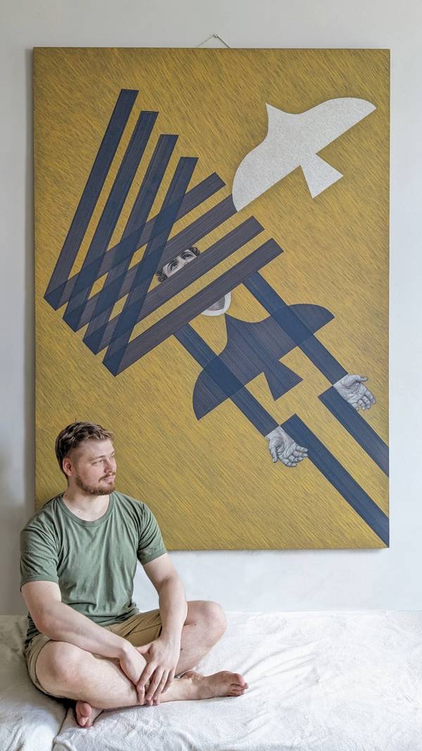 Light and Shadow Surrealistic Painting Alexander Anokhin - Subjektiv.art