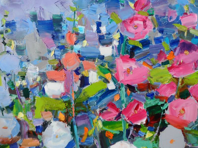 Mallows Modern Painting Yehor Dulin - Subjektiv.art