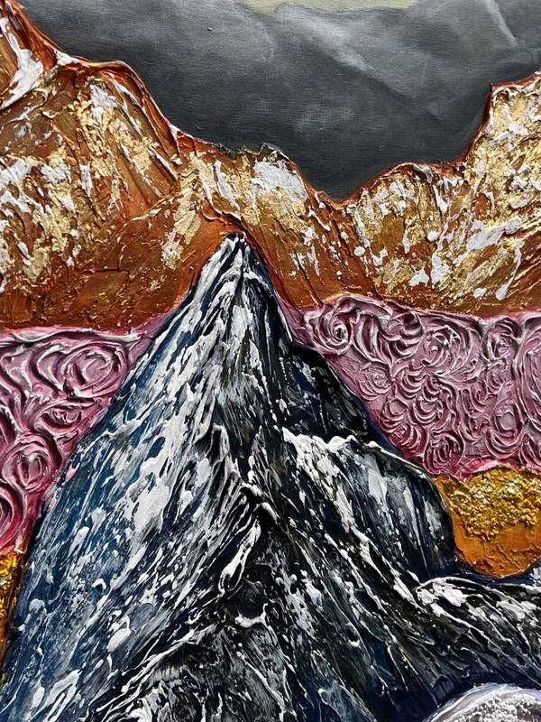 Summer mountain magic Modern Painting Yuliia Kiselova - Subjektiv.art