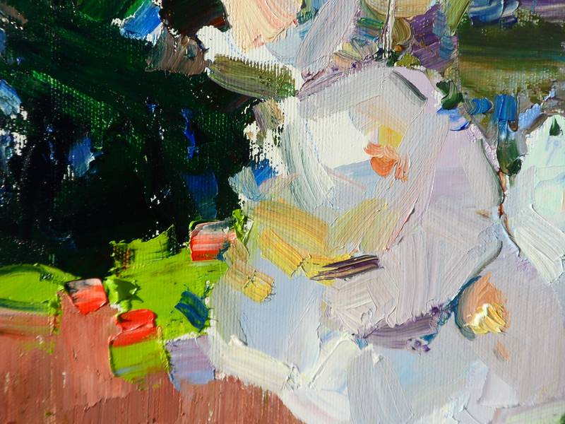 Mallows Impressionistic Painting Yehor Dulin - Subjektiv.art