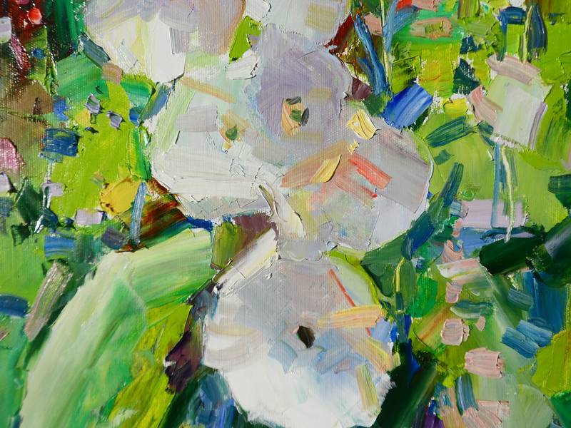 Mallows Impressionistic Painting Yehor Dulin - Subjektiv.art