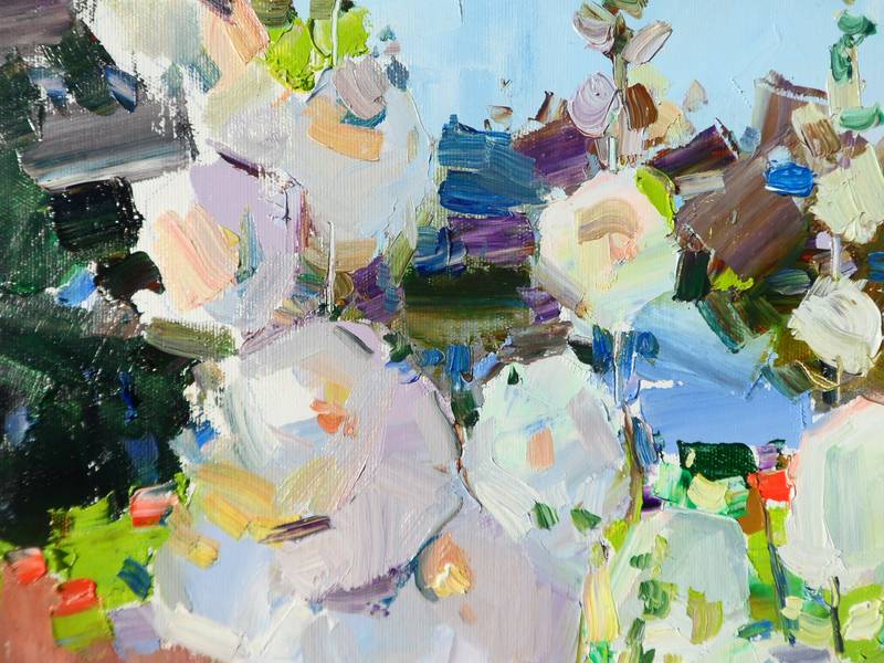 Mallows Impressionistic Painting Yehor Dulin - Subjektiv.art