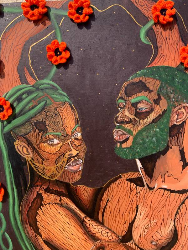 ONTOGENESIS Surrealistic Painting Betsy Aghavbere - Subjektiv.art