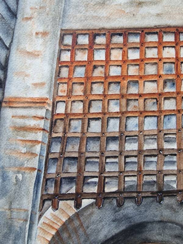 Two in town Expressive and gestural Painting Olena Yemelianova - Subjektiv.art