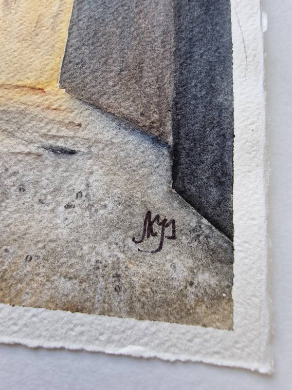 Two in town Expressive and gestural Painting Olena Yemelianova - Subjektiv.art