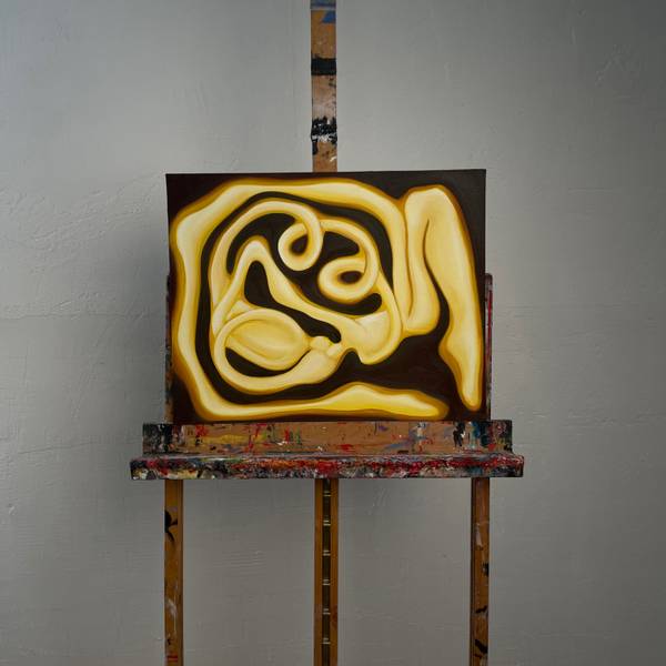 Womb of Creation Surrealistic Painting Anna Kostritskaya - Subjektiv.art