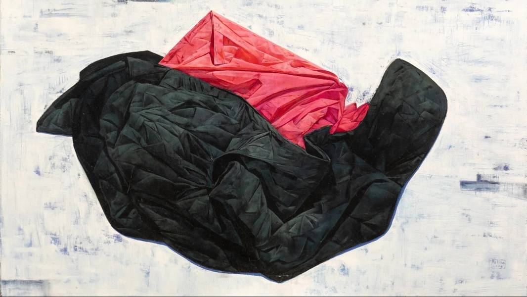 Ship from the "Cold" series Fine Art Painting Polina Kuznetsova - Subjektiv.art