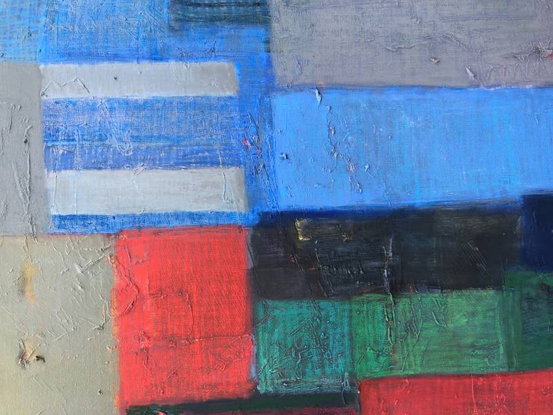 'Black pegasus II' Abstract Painting Olga Konoshchuk - Subjektiv.art