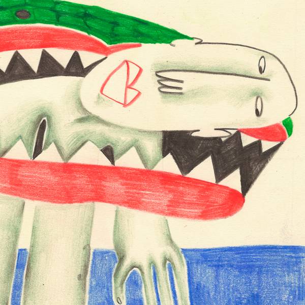 «Meal» Naive Drawing Sasha Luneva - Subjektiv.art