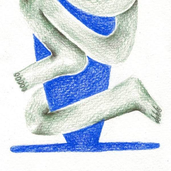 «Travel» Naive Drawing Sasha Luneva - Subjektiv.art