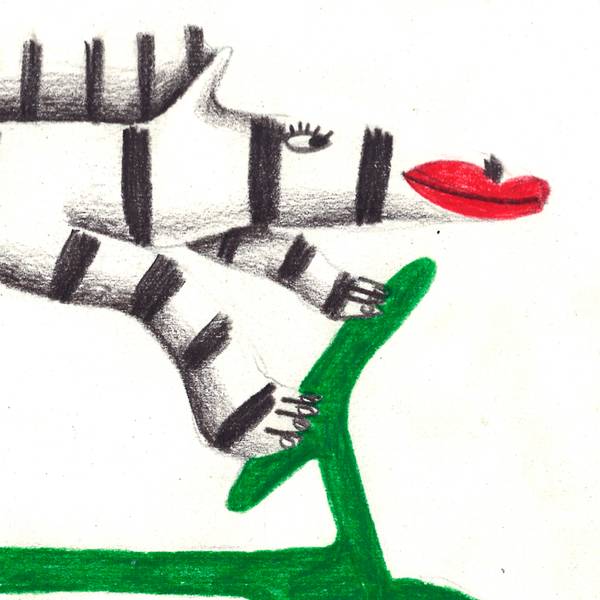 «Rush» Naive Drawing Sasha Luneva - Subjektiv.art