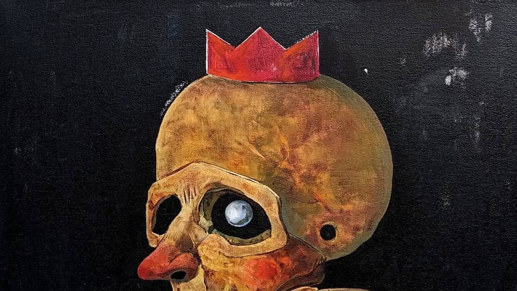 Etude from the "Cold" series Fine Art Painting Polina Kuznetsova - Subjektiv.art