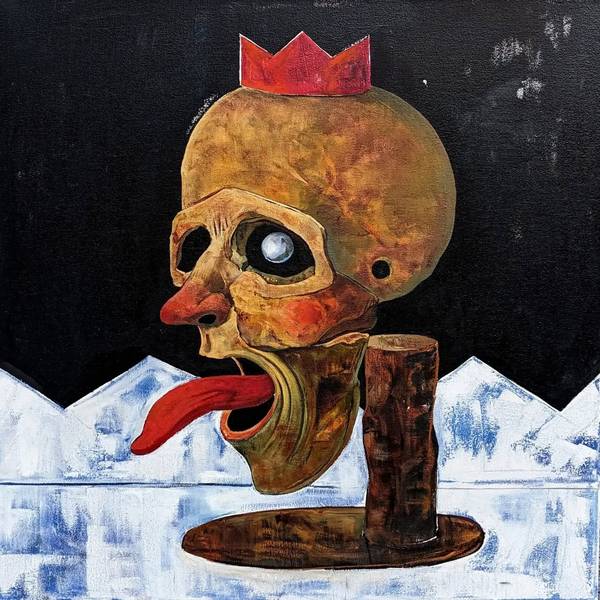 Etude from the "Cold" series Fine Art Painting Polina Kuznetsova - Subjektiv.art