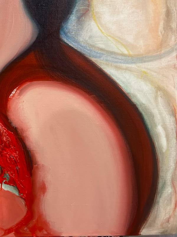 The day before.. Expressive and gestural Painting Anna Kostritskaya - Subjektiv.art