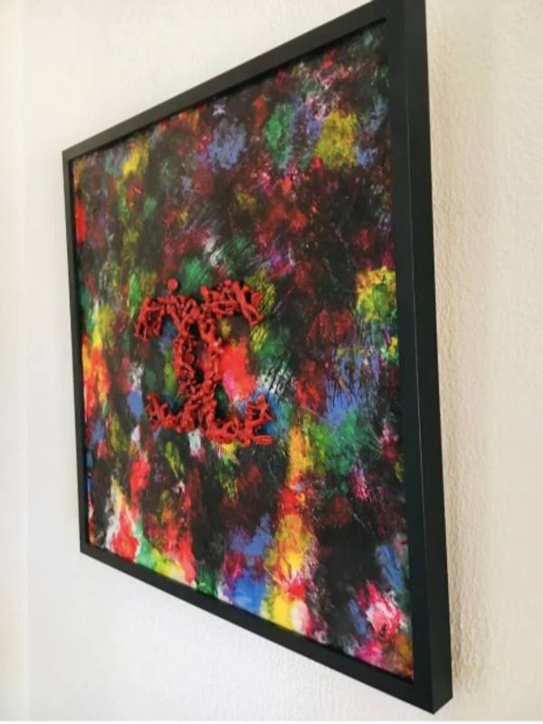 soldats Abstract Painting Frank Ycraf - Subjektiv.art