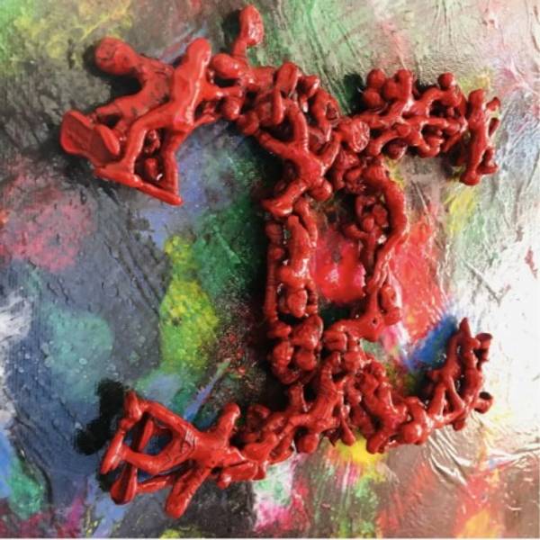 soldats Abstract Painting Frank Ycraf - Subjektiv.art