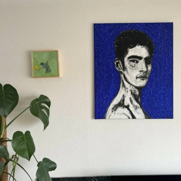 inside you Expressive and gestural Painting Frank Ycraf - Subjektiv.art