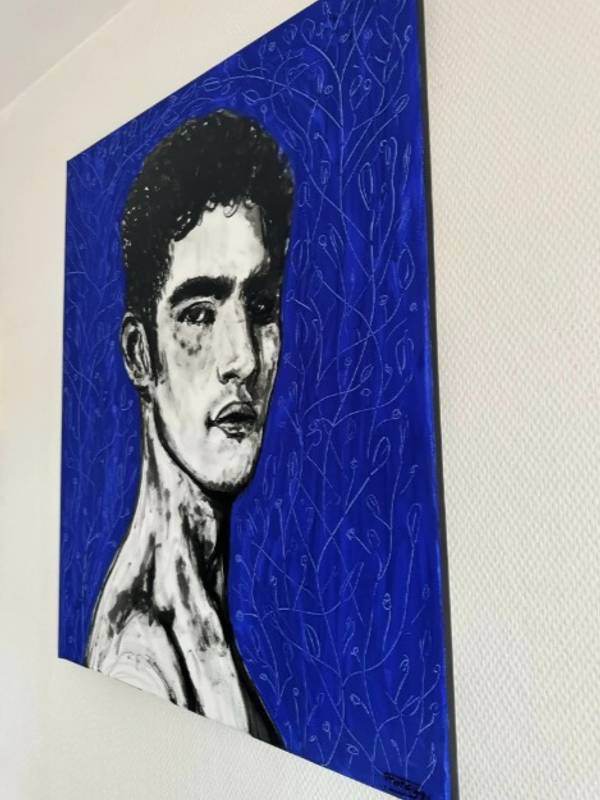 inside you Expressive and gestural Painting Frank Ycraf - Subjektiv.art