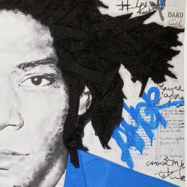 basquiat in blue Pop art Prints Frank Ycraf - Subjektiv.art