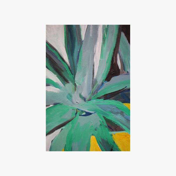 Cactus Fine Art Painting Artem Andreichuk - Subjektiv.art
