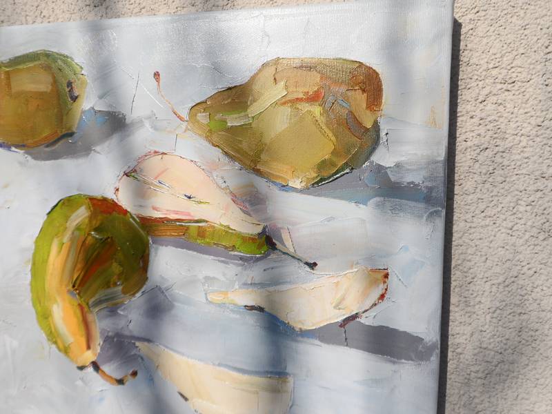 Pear 2 Impressionistic Painting Yehor Dulin - Subjektiv.art
