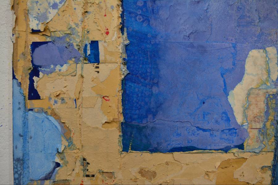"Fragment 1" from the Transliteraciya series Abstract Painting MAKSYM MAZUR - Subjektiv.art