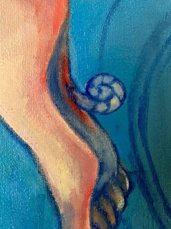 Collecting shells Fine Art Painting Liliya Nebera - Subjektiv.art